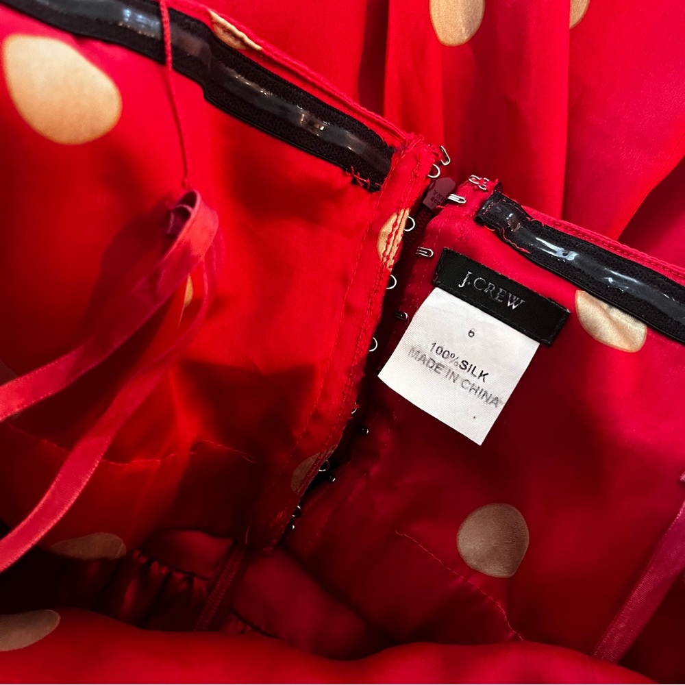 J. Crew collection Silk Strapless Cocktail Dress 6 - Picture 6 of 7